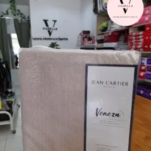 Set de cortinas de tejido símil lino_ Jean Cartier