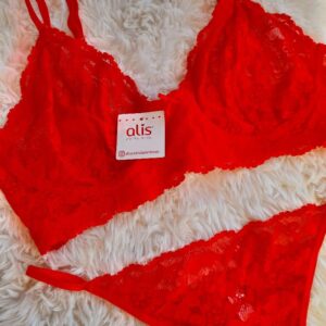 Conjunto encaje Blanco_ Alis