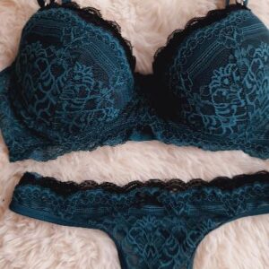 Conjunto armado negro/petroléo_ Natubel