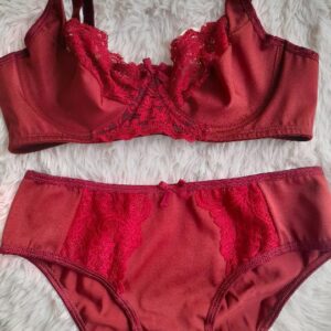 Conjunto aro bordó_ Natubel